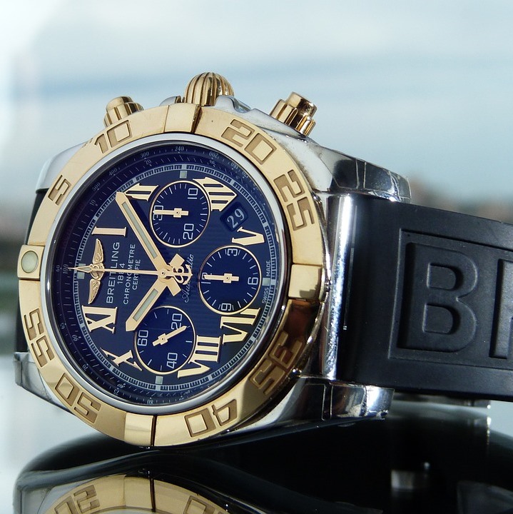 Breitling Herren-Armbanduhr Chronomat Chronograph Automatik Kautschuk AB0413B9/BD17/201S